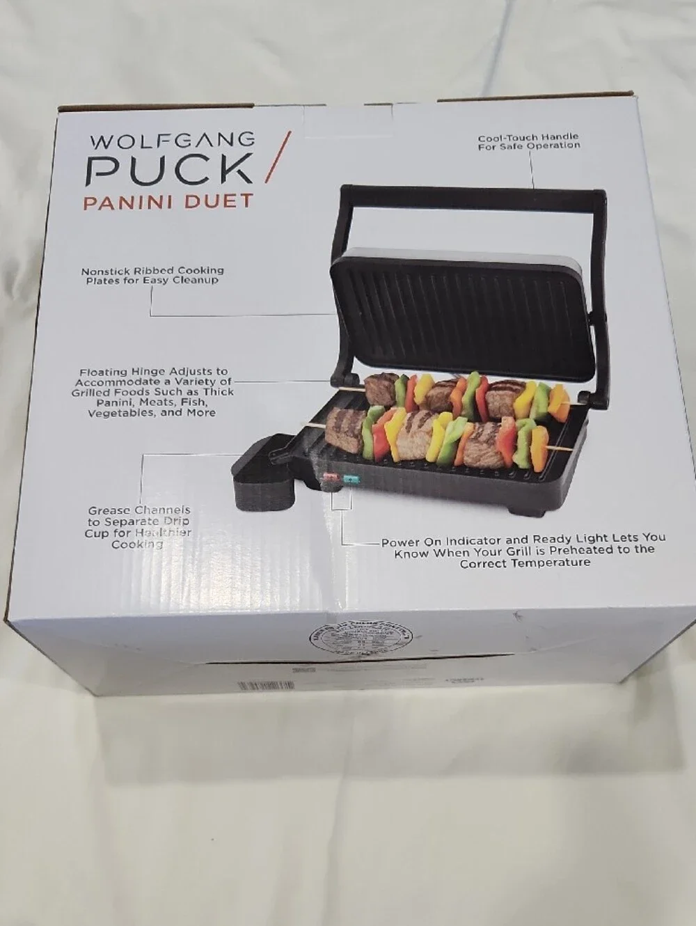 Wolfgang Pick Panini Duet Electric Grill - NIB